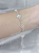 Lắc tay hoa 4 lá Silver Sakura - ảnh 2