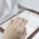 Nhẫn mảnh vòng xoắn trơn - ảnh 2